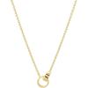 imagegorjana  Rose Interlocking Necklace 1618  18k Gold Plated Brass  Adjustable Length  Daily Elegance  Versatile Layering  Highly Rated QualityGold
