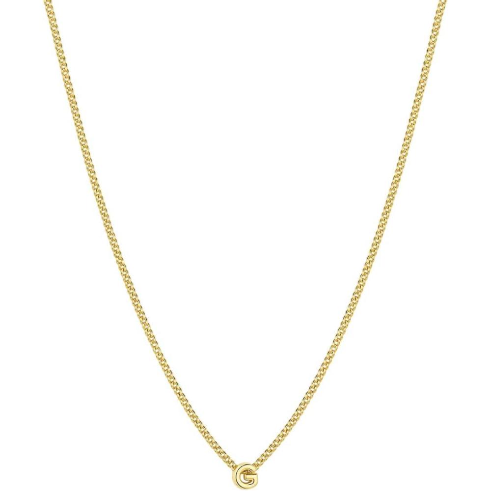 imagegorjana  Wilder Mini Alphabet Necklace  18k GoldPlated or SilverPlated Brass  Personalized Initial Charm  Secure Closure Adjustable Length  Timeless EleganceG