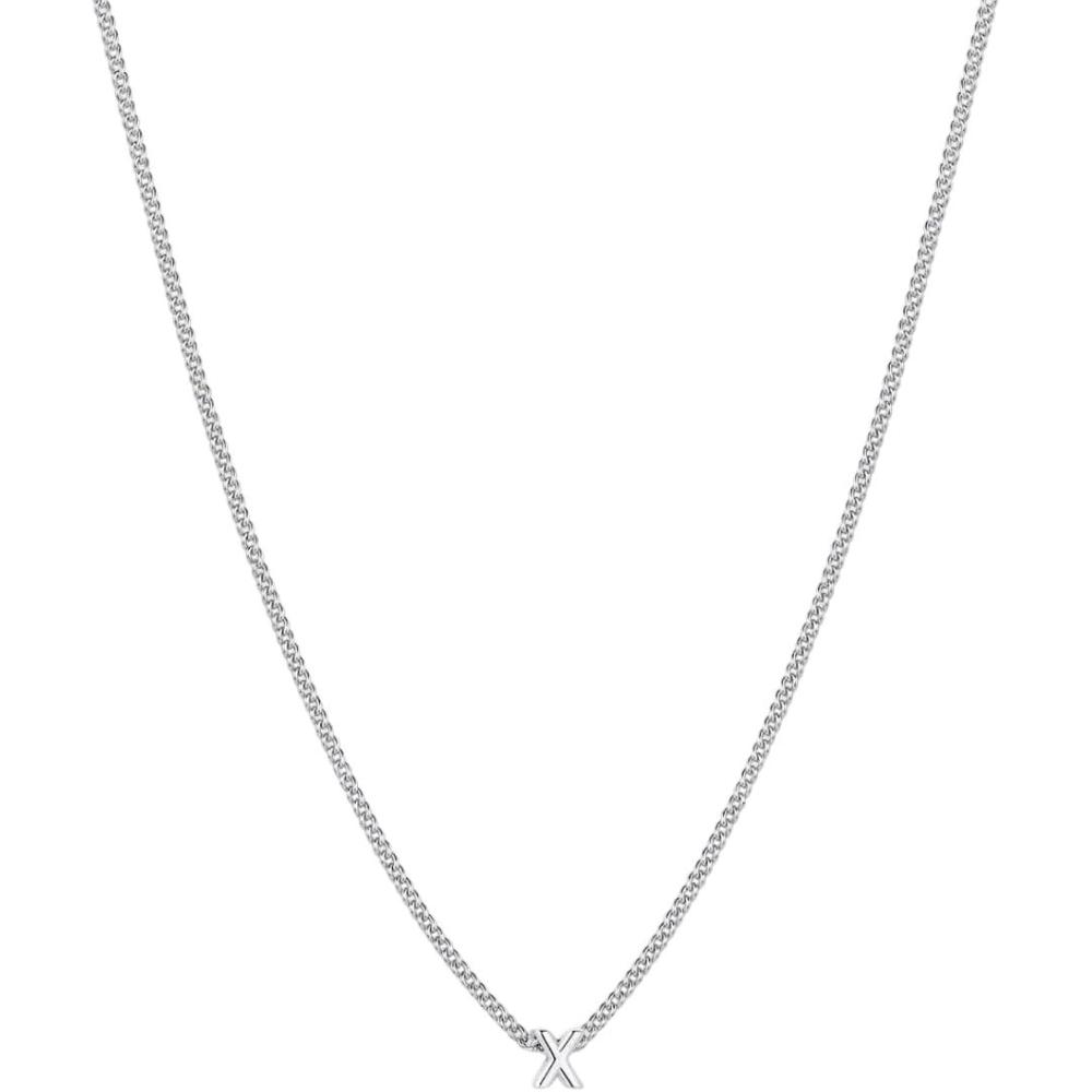 imagegorjana  Wilder Mini Alphabet Necklace  18k GoldPlated or SilverPlated Brass  Personalized Initial Charm  Secure Closure Adjustable Length  Timeless EleganceX