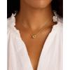 gorjana – Infinity Knot Necklace 16″-18″ – 18k Gold Plated Brass – Unique Knot Design – Secure Spring Closure – Adjustable Versatile Length – Gifting Necklace to Loved One