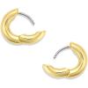 gorjana – Lou Huggies 1/2″ Drop – 18K Gold-Plated Finish – Secure Hinge Closure – Stylish Hoop Earrings, Ideal for Ear Stack – Complimentary Gift Packaging – Perfect for Gifting
