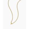 gorjana – Wilder Mini Alphabet Necklace – 18k Gold-Plated or Silver-Plated Brass – Personalized Initial Charm – Secure Closure, Adjustable Length – Timeless Elegance(P)
