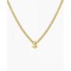 gorjana – Wilder Mini Alphabet Necklace – 18k Gold-Plated or Silver-Plated Brass – Personalized Initial Charm – Secure Closure, Adjustable Length – Timeless Elegance(S)