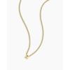 gorjana – Wilder Mini Alphabet Necklace – 18k Gold-Plated or Silver-Plated Brass – Personalized Initial Charm – Secure Closure, Adjustable Length – Timeless Elegance(R)