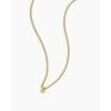 gorjana – Wilder Mini Alphabet Necklace – 18k Gold-Plated or Silver-Plated Brass – Personalized Initial Charm – Secure Closure, Adjustable Length – Timeless Elegance(S)