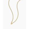 gorjana – Wilder Mini Alphabet Necklace – 18k Gold-Plated or Silver-Plated Brass – Personalized Initial Charm – Secure Closure, Adjustable Length – Timeless Elegance(D)