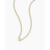 gorjana – Wilder Mini Alphabet Necklace – 18k Gold-Plated or Silver-Plated Brass – Personalized Initial Charm – Secure Closure, Adjustable Length – Timeless Elegance(H)