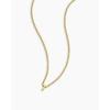 gorjana – Wilder Mini Alphabet Necklace – 18k Gold-Plated or Silver-Plated Brass – Personalized Initial Charm – Secure Closure, Adjustable Length – Timeless Elegance(T)