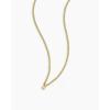 gorjana – Wilder Mini Alphabet Necklace – 18k Gold-Plated or Silver-Plated Brass – Personalized Initial Charm – Secure Closure, Adjustable Length – Timeless Elegance(J)