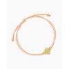 gorjana – Bee Prism Bracelet – 18k Gold Plating – Summer Style – Charm, Color – Adjustable Fit, Ideal for Layering