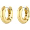 gorjana – Lou Huggies 1/2″ Drop – 18K Gold-Plated Finish – Secure Hinge Closure – Stylish Hoop Earrings, Ideal for Ear Stack – Complimentary Gift Packaging – Perfect for Gifting
