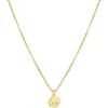 gorjana – Shorebreak Necklace 16 inch – 18k Gold Plated Brass – Ocean-Inspired Design- Versatile Layering Piece – Perfect for Daily style(Yellow)