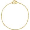 gorjana – Tatum Bracelet – 18K Gold Plated – Dainty Chain with Delicate Bar Accents – Minimalist Layering Jewelry – Secure Hinge Closure