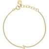 gorjana – Wilder Mini Alphabet Bracelet 6″-7″ – 18k Gold or Silver Plated Finish – Personalized Bracelet – Spring Ring Closure – Wearing Stylish Link Bracelet – Timeless and Versatile(M)