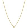 gorjana – Wilder Mini Alphabet Necklace – 18k Gold-Plated or Silver-Plated Brass – Personalized Initial Charm – Secure Closure, Adjustable Length – Timeless Elegance(C)