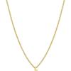 gorjana – Wilder Mini Alphabet Necklace – 18k Gold-Plated or Silver-Plated Brass – Personalized Initial Charm – Secure Closure, Adjustable Length – Timeless Elegance(L)