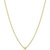 gorjana – Wilder Mini Alphabet Necklace – 18k Gold-Plated or Silver-Plated Brass – Personalized Initial Charm – Secure Closure, Adjustable Length – Timeless Elegance(N)