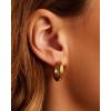 Gorjana Women’s Lou Hoops(Gold)