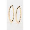 gorjana – Carter Statement Hoops 1 7/8″ – 18k Gold Plated – Surgical steel post back fitted with new 6mm comfort backing – Everyday Wear – Versatile Style – Elegant Design – Comfortable Fit