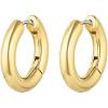 Gorjana Women’s Lou Hoops(Gold)