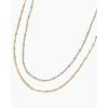 gorjana – Capri Layer Necklace – 18K Gold-Plated Brass – Vibrant Enamel Accents – Secure Spring Closure – Versatile Layered Design – Everyday Elegance