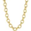 gorjana – Adriana Necklace – Length 19″ – 18k Gold Plated – Oversized Links Design – Spring ring closure – Everyday Wear – Versatile Statement Piece
