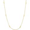 gorjana – Amour Necklace 15″-17″ – 18k Gold Plated Brass – Elegant heart design – Adjustable length versatility – Dainty heart accents, perfect for layering