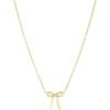 gorjana – Put a Bow on it Necklace 16″-18″ – 18k gold plated – Elegant Bow Design – Spring ring closure – Everyday Wear – Adjustable Length – Highly Rated Reviews