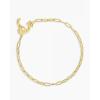 gorjana – Parker Mini Bracelet 7 1/8 inches – 18k Gold Plated Brass – Classic Chain Link Design – Hinge Closure – Layering with Other Jewelry(18k Gold Plated)