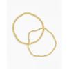 gorjana – Poppy Gold Bracelet Set – 18k Gold-Plated Brass – Luxurious and Durable Finish – Stackable for Dynamic Style – Perfect for Gifting