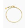 gorjana – Venice Mini Bracelet 6 1/4″ to 7 1/4″ – 18k Gold Plated Brass – Elegant Herringbone Chain Design – Adjustable Length – Layering with Other Jewelry(gold)