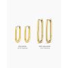 gorjana – Zoey Hoops 15/16″ – 18k Gold Plated – Everyday Wear – Elevate Any Look with Contemporary Design – Secure Hinge Closure – Versatile Wear