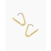 gorjana – Zoey Hoops 15/16″ – 18k Gold Plated – Everyday Wear – Elevate Any Look with Contemporary Design – Secure Hinge Closure – Versatile Wear