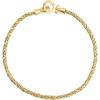 gorjana – Marin Bracelet 7 1/4″ – 18k Gold Plated Brass – Layering with Other Jewelry – Elegant Rope Detail for Timeless Style – Versatile and Classic