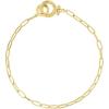 gorjana – Parker Mini Bracelet 7 1/8 inches – 18k Gold Plated Brass – Classic Chain Link Design – Hinge Closure – Layering with Other Jewelry(18k Gold Plated)