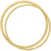 gorjana – Poppy Gold Bracelet Set – 18k Gold-Plated Brass – Luxurious and Durable Finish – Stackable for Dynamic Style – Perfect for Gifting