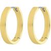gorjana – Rose Hoops 13/16″ – 18k Gold Plated Brass – Hinge Closure – Surgical Steel Post – Timeless Elegant Design – Daily Earring Wear