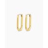 gorjana – Zoey Hoops 15/16″ – 18k Gold Plated – Everyday Wear – Elevate Any Look with Contemporary Design – Secure Hinge Closure – Versatile Wear