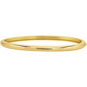 gorjana – Paseo Cuff – 18k gold plated brass – Multiple size choices – Polished finish – Hinge closure – Enhancing a casual look(4mm)