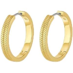 gorjana – Venice Hoops 13/16″ – 18k Gold Plated – Everyday Wear – Timeless Elegant Design – Secure Hinge Closure – Versatile Style Options