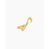 gorjana – Alphabet Helium Parker Charm – 18k Gold-Plated Finish – Initial Design Charm – Hinge Closure – Lightweight and Comfortable(A)