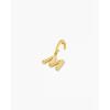 gorjana – Alphabet Helium Parker Charm – 18k Gold-Plated Finish – Initial Design Charm – Hinge Closure – Lightweight and Comfortable(M)