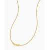 gorjana – Lou Heart Necklace 16″-18″ – 18k Gold Plated Brass – Chain with Heart Charms- Spring Ring Closure – Everyday Elegance – Perfect for Gifting(Gold)