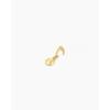 gorjana – Varsity Parker Charm 1/4″ – 18k Gold-Plated Brass – Sports Enthusiasts – Personalize Your Jewelry – Easy Attachment and Removal