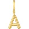 gorjana – Alphabet Helium Parker Charm – 18k Gold-Plated Finish – Initial Design Charm – Hinge Closure – Lightweight and Comfortable(A)