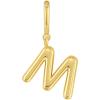 gorjana – Alphabet Helium Parker Charm – 18k Gold-Plated Finish – Initial Design Charm – Hinge Closure – Lightweight and Comfortable(M)