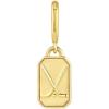 gorjana – Varsity Parker Charm 1/4″ – 18k Gold-Plated Brass – Sports Enthusiasts – Personalize Your Jewelry – Easy Attachment and Removal(Hockey)