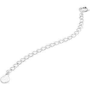 gorjana – 3 in. Extender Chain – Gold, Rose or Silver – Lightweight Design – Spring Ring Closure(Silver plated)
