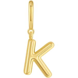 gorjana – Alphabet Helium Parker Charm – 18k Gold-Plated Finish – Initial Design Charm – Hinge Closure – Lightweight and Comfortable(K)