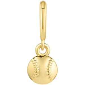 gorjana – Varsity Parker Charm 1/4″ – 18k Gold-Plated Brass – Sports Enthusiasts – Personalize Your Jewelry – Easy Attachment and Removal